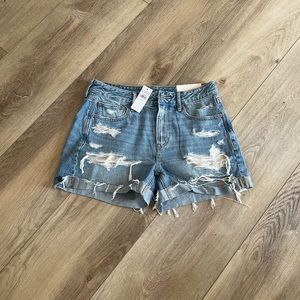 New denim shorts